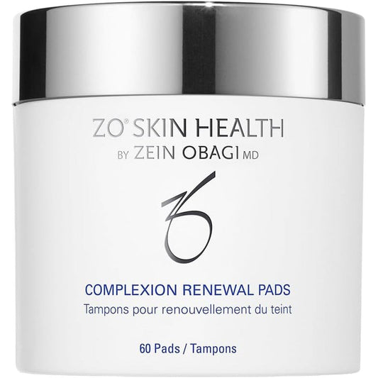 ZO Skin Health Complexion Renewal Pads 60 Count front view exfoliating facial treatment jar