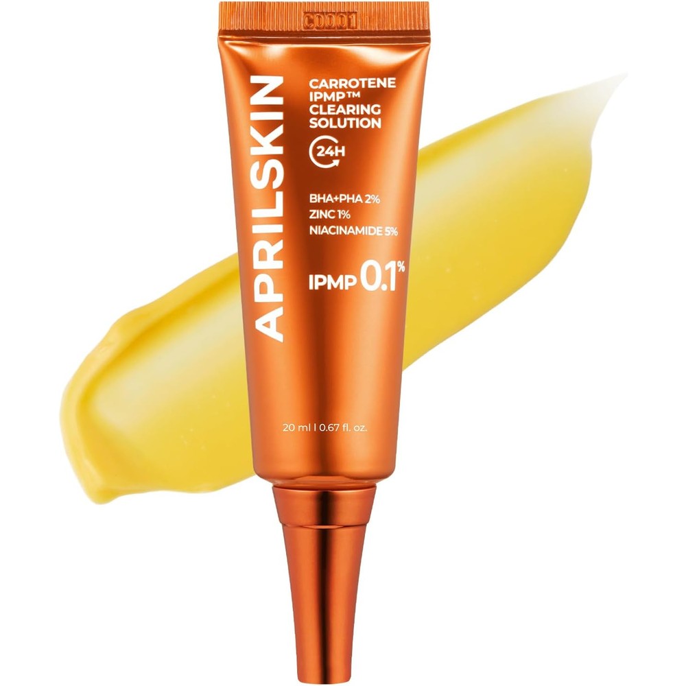 APRILSKIN Carrotene IPMP Clearing Solution front view bottle for acne spot treatment