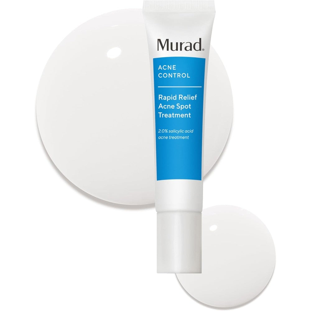 Murad Rapid Relief Acne Spot Treatment gel tube front view for fast blemish reduction