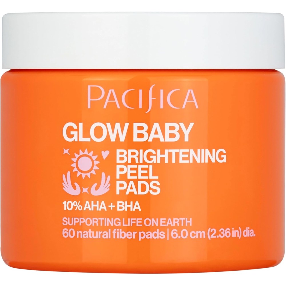 Pacifica Glow Baby Brightening Peel Pads front view container