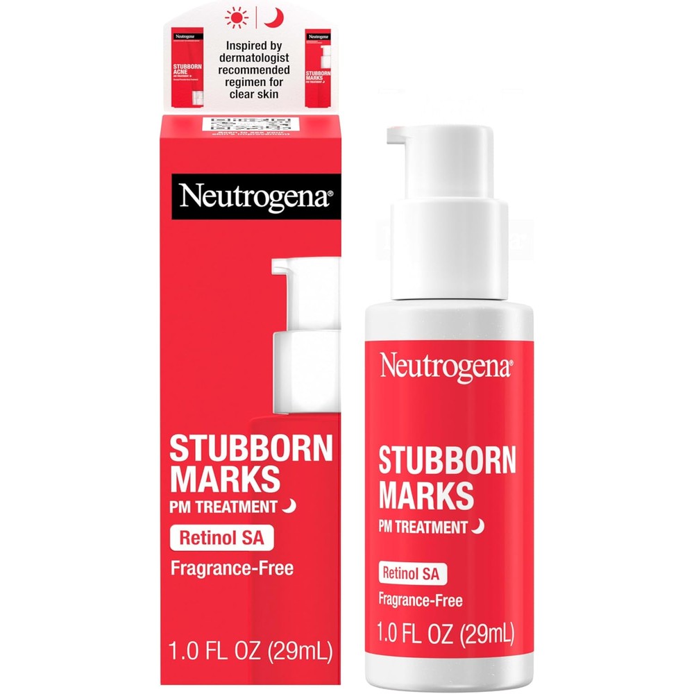 Neutrogena Stubborn Marks PM Treatment front view bottle