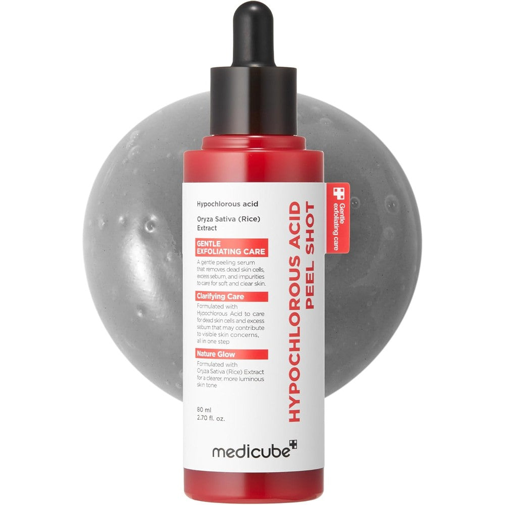 Medicube Hypochlorous Acid Rice Peel Shot front view bottle