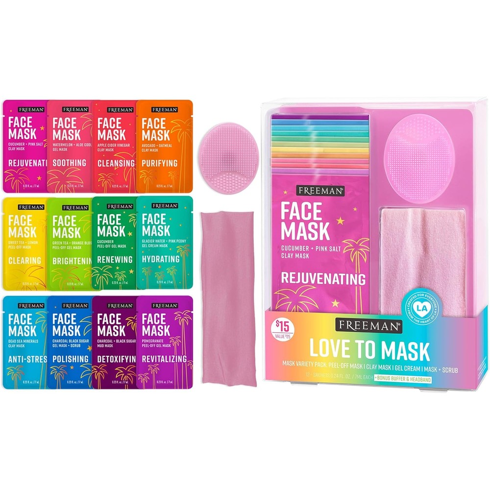 Freeman Love To Mask 14 Piece Variety Pack front view