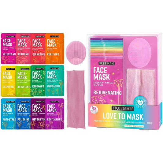 Freeman Love To Mask 14 Piece Variety Pack front view