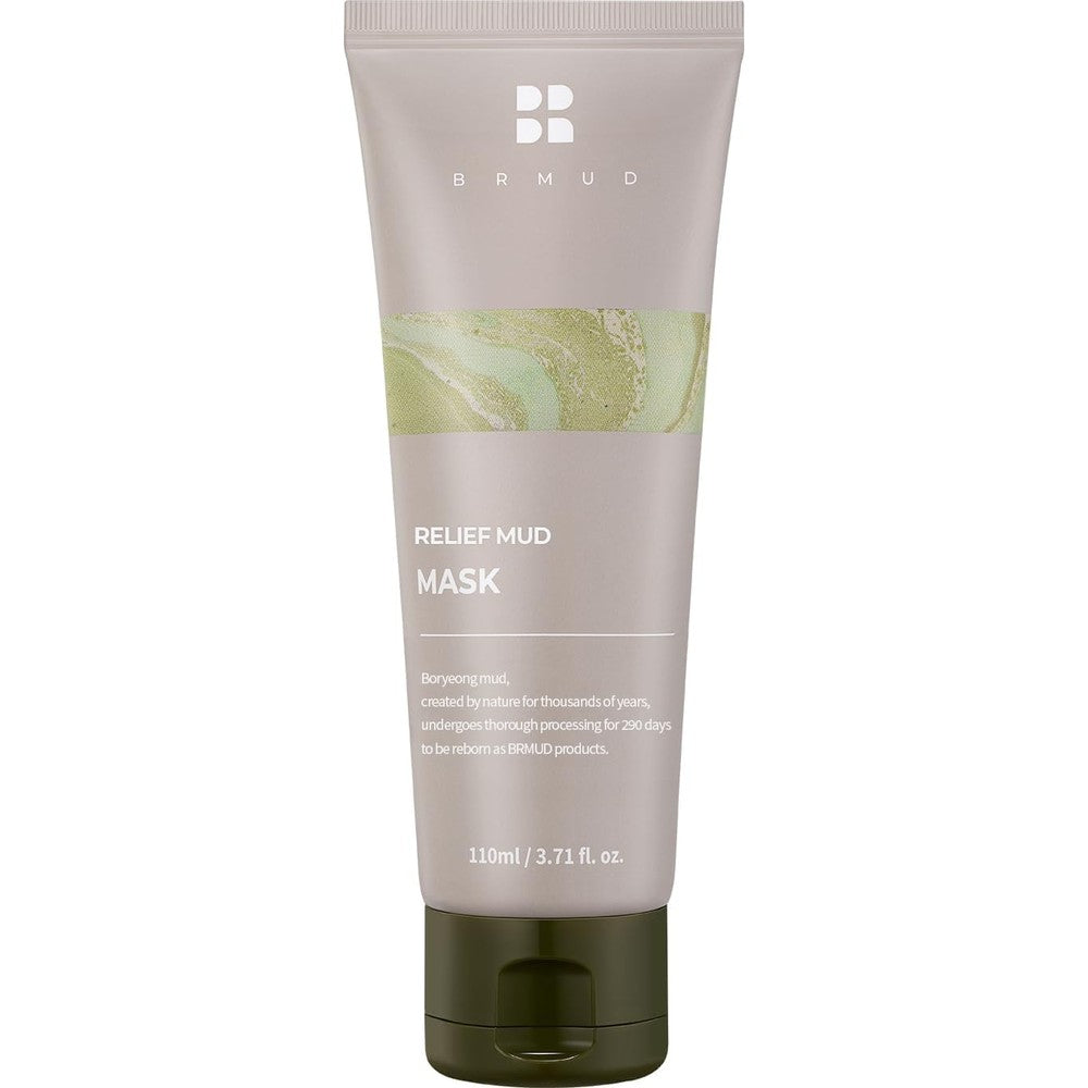 BRMUD Relief Mud Mask 110 milliliter tube front view