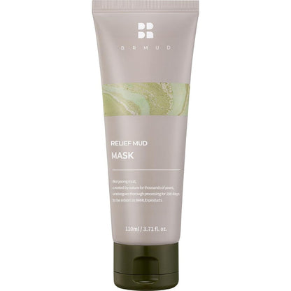BRMUD Relief Mud Mask 110 milliliter tube front view