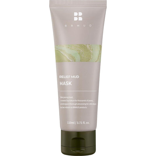 BRMUD Relief Mud Mask 110 milliliter tube front view