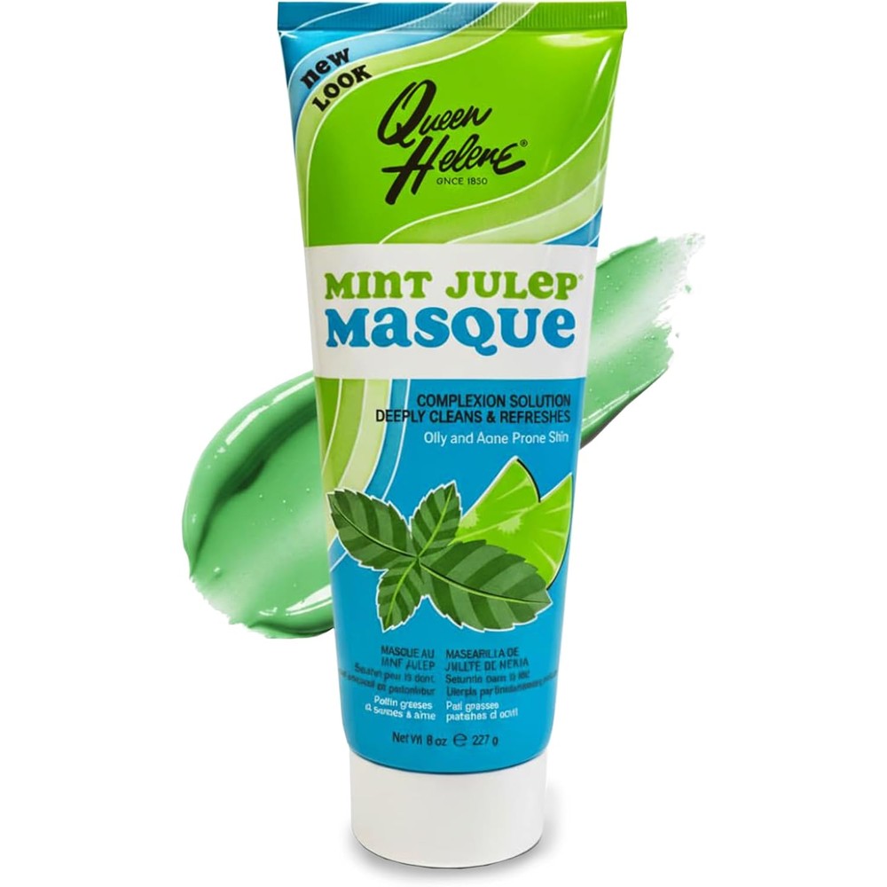 Queen Helene Mint Julep Masque 8 Ounce front view tube packaging