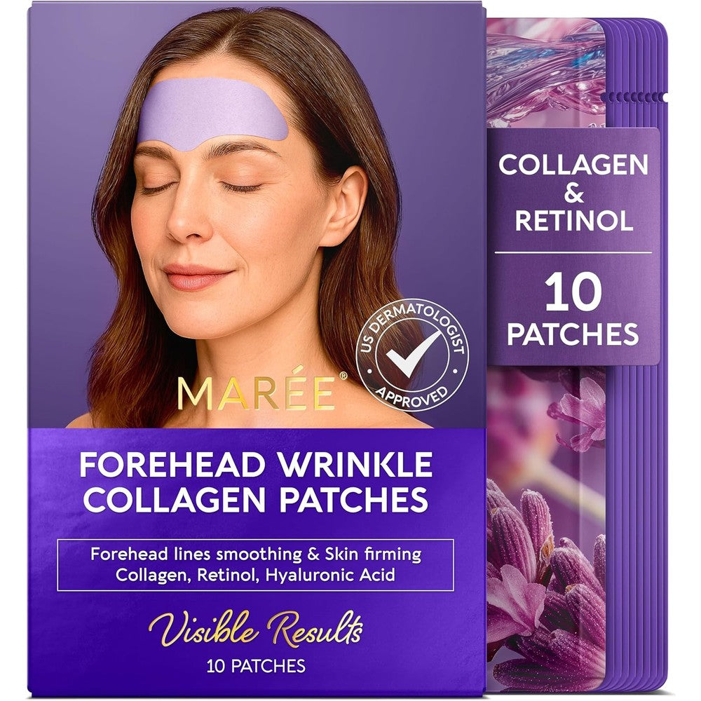 Maree forehead wrinkle patches pack front view for fine lines