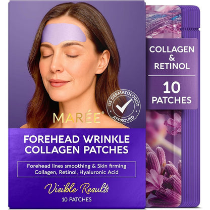 Maree forehead wrinkle patches pack front view for fine lines