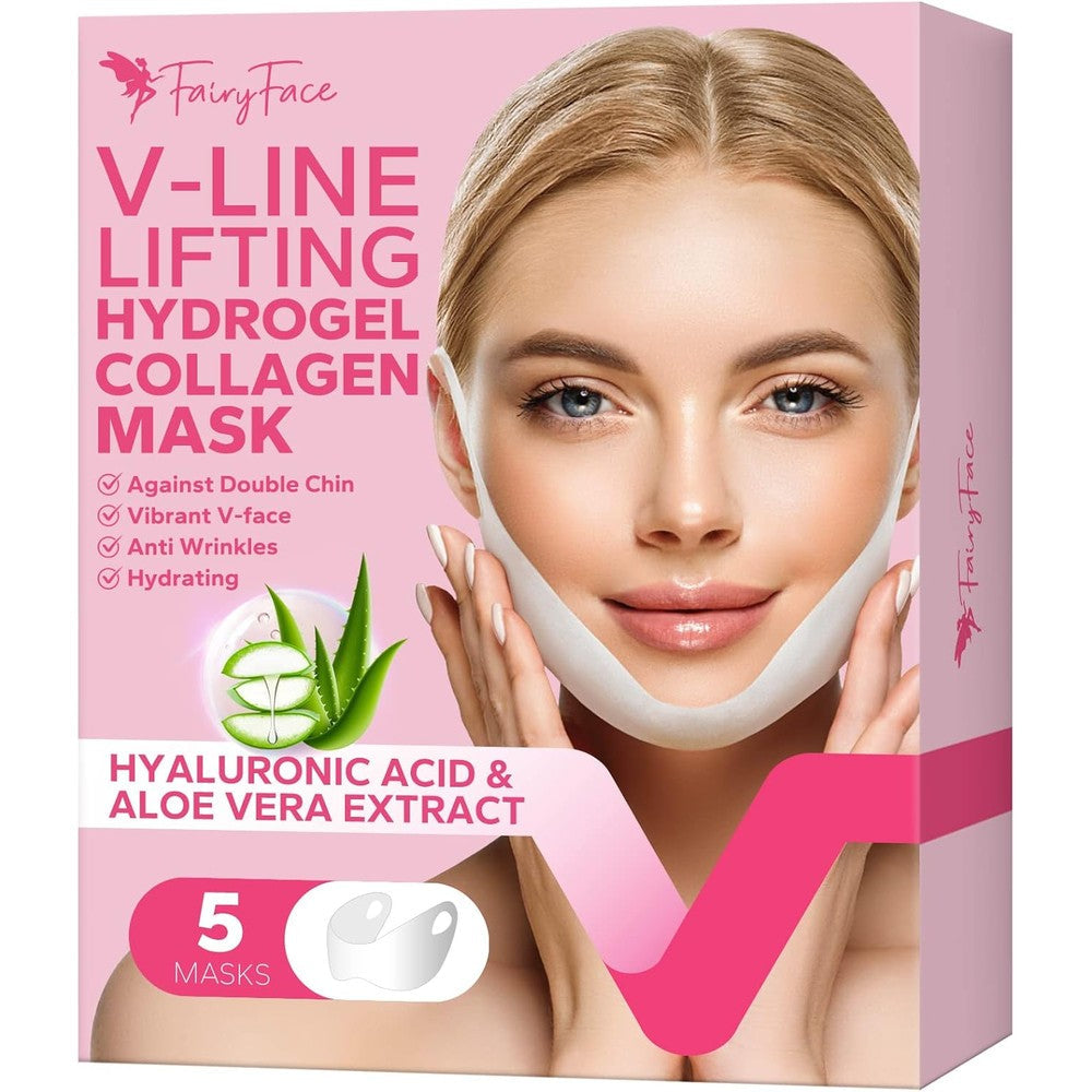 Mcomce Fairyface V Line Shaping Face Masks 5 Count front view