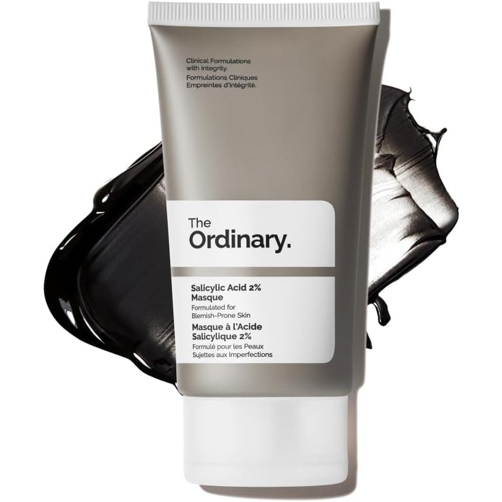 The Ordinary Salicylic Acid 2% Masque charcoal face mask for oily skin pores