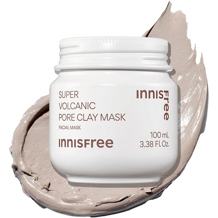 Innisfree Super Volcanic Pore Clay Mask front view jar