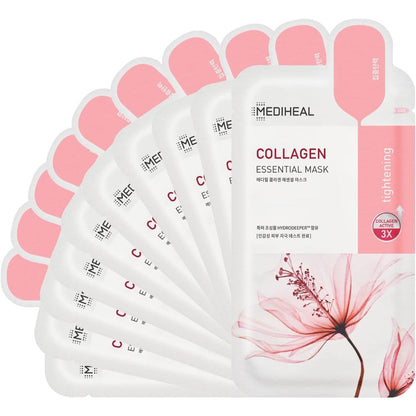 Mediheal Collagen Essential Face Mask 10 pack front view