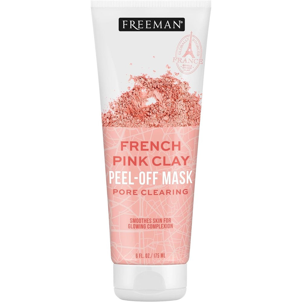 Freeman Exotic Blends French Pink Clay Peel Off Mask tube front view