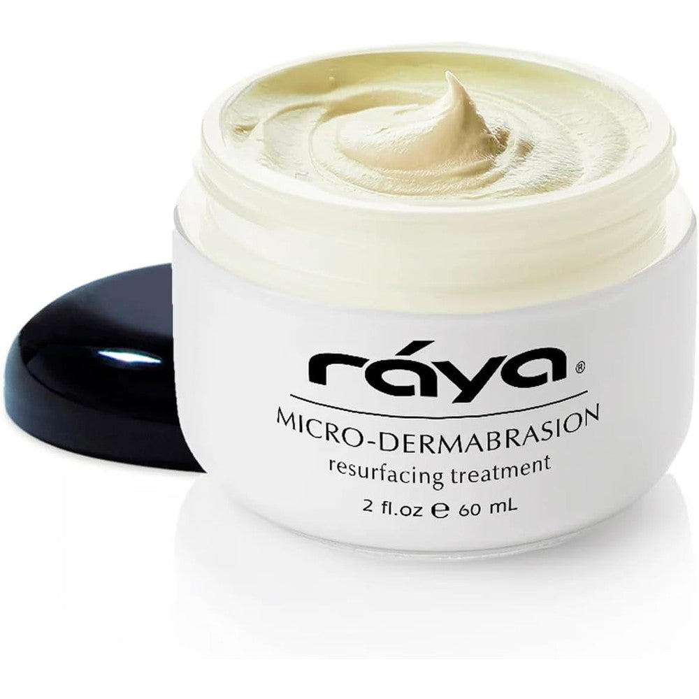 RAYA Microdermabrasion Facial Cream 107 front view jar for gentle skin resurfacing