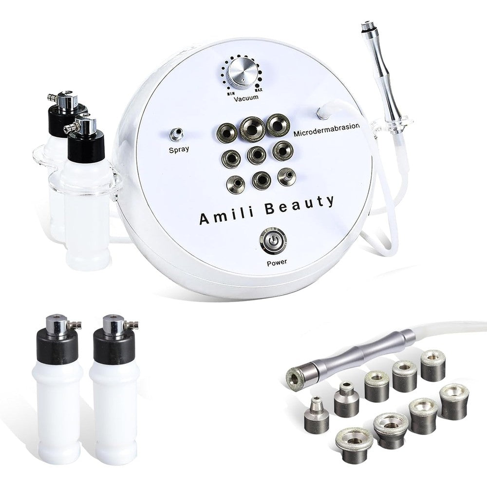 Keicnkj Diamond Microdermabrasion Machine front view of the professional tabletop beauty device