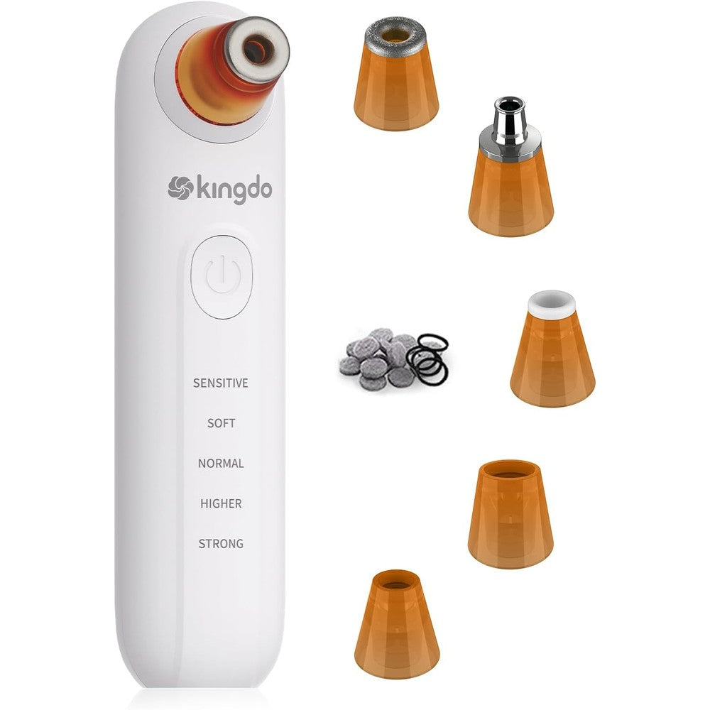 Kingdo 2-in-1 microdermabrasion machine and blackhead vacuum front view
