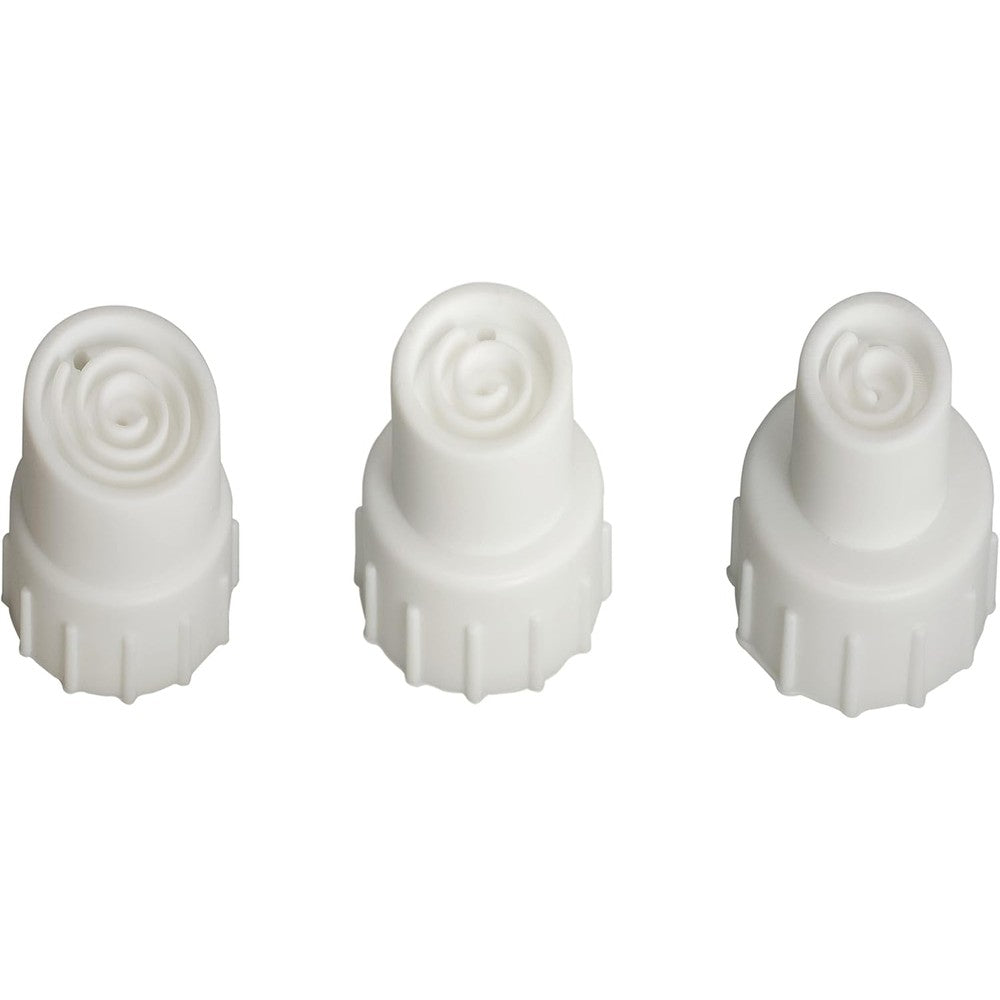 Elitzia Hydra Facial Aqua Peel Tips 3 piece replacement set front view for dermabrasion