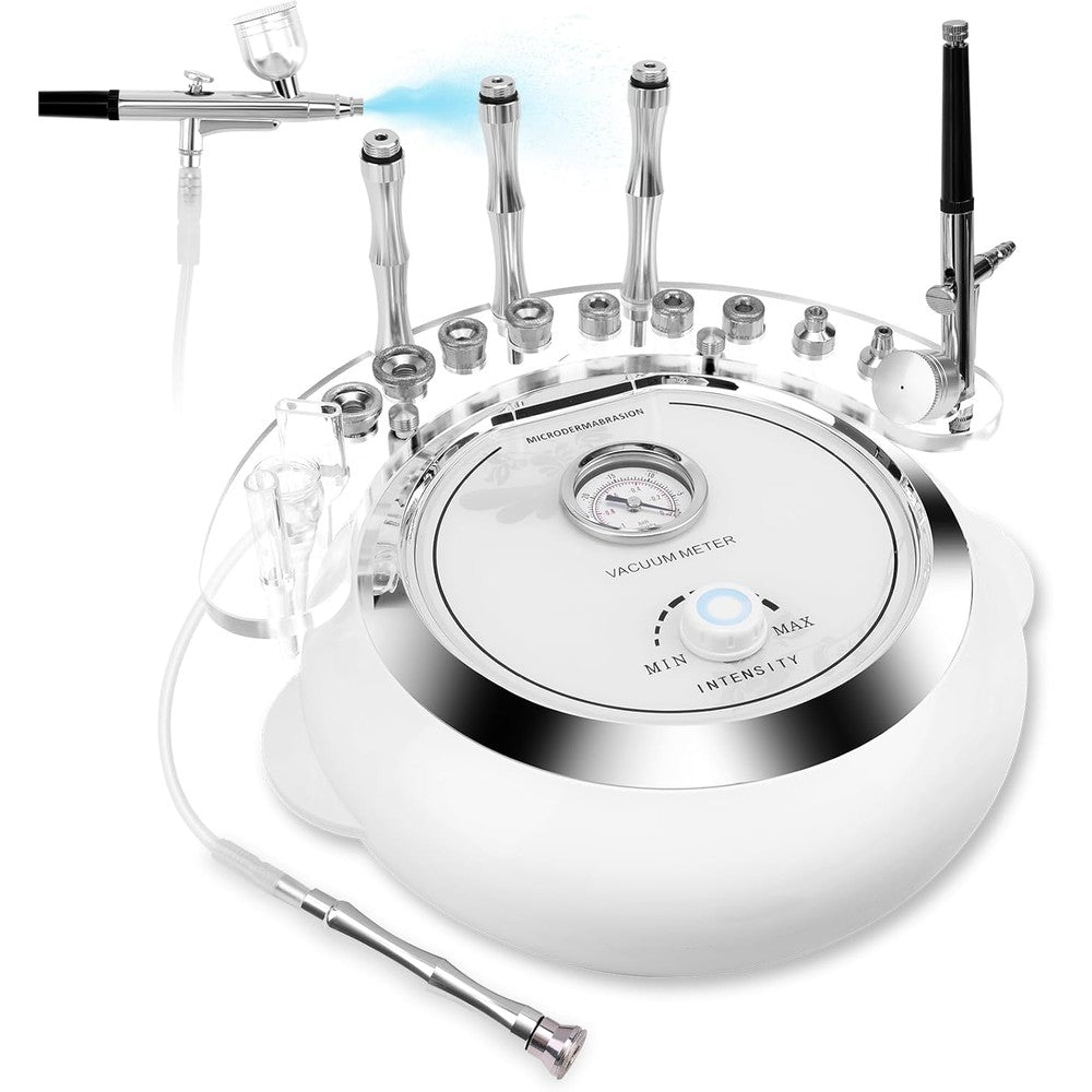 TopDirect 3 in 1 Diamond Microdermabrasion Machine front view showing main control console and dial controls
