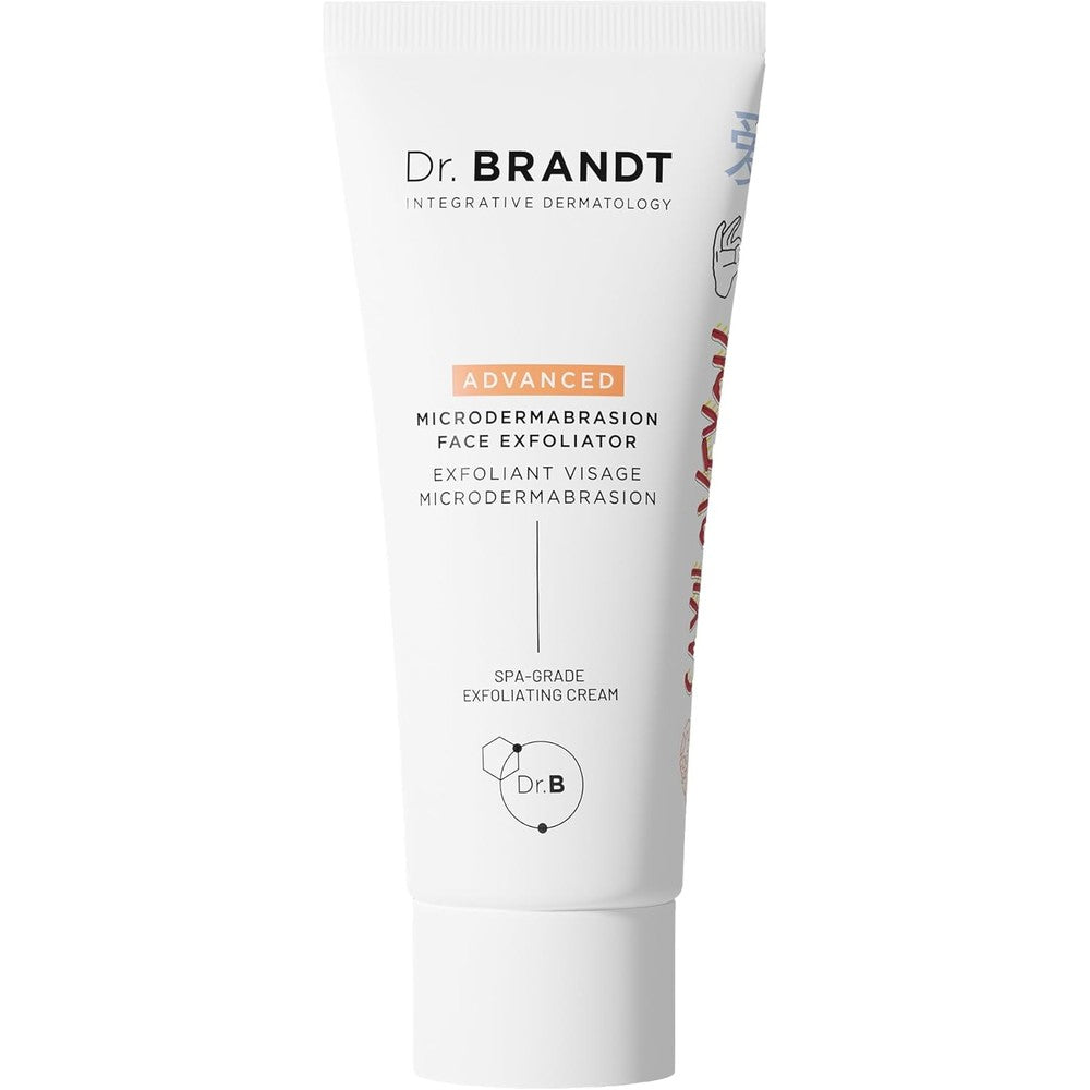 Dr. Brandt Advanced Microdermabrasion Face Exfoliator front view packaging on a clean white background