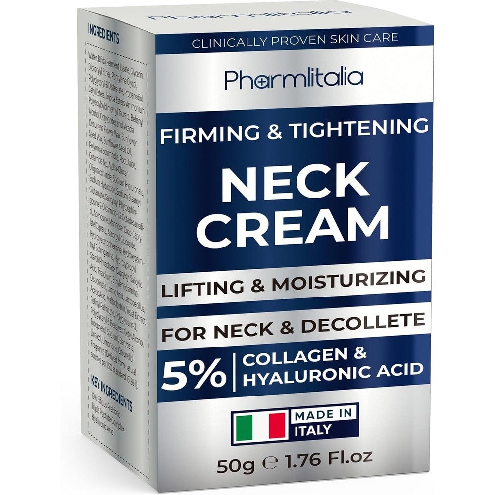 Pharmlitalia Firming and Tightening Neck Cream tube front view