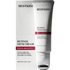 Bestkiss Retinol Neck Firming Cream front view with roller applicator
