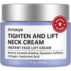 Amzeye tighten and lift neck cream front view commercial skincare