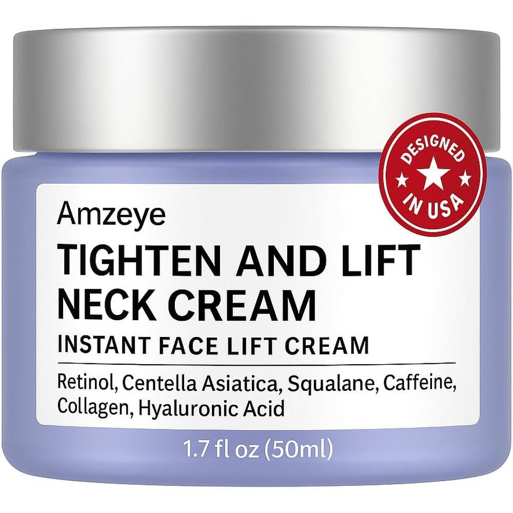 Amzeye Tighten and Lift Neck Cream front view packaging