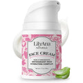 LilyAna Naturals face and neck moisturizer front view jar container