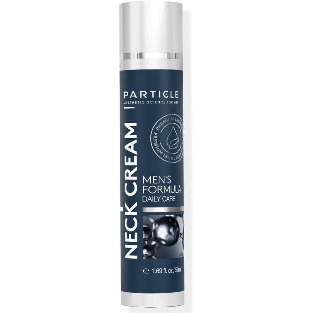 Particle Neck Cream for Men bottle front view
