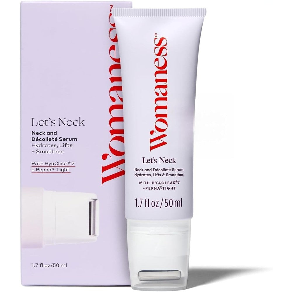 Womaness Let’s Neck Serum front view for neck tightening