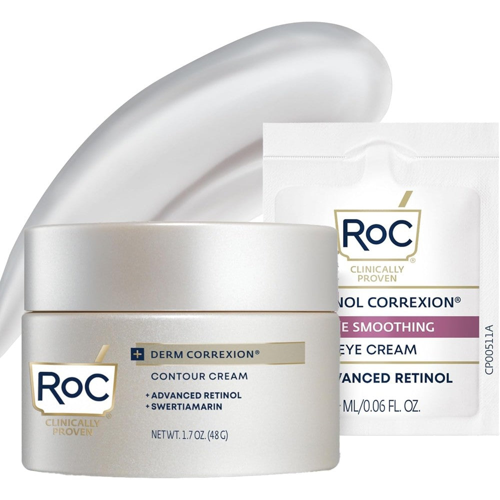 RoC Derm Correxion Neck Cream jar front view for neck tightening