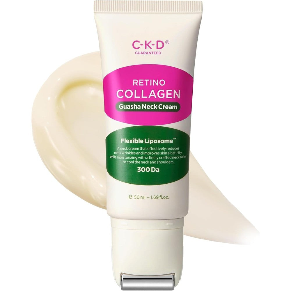 CKD Retino Collagen Gua Sha Neck Cream front view tube