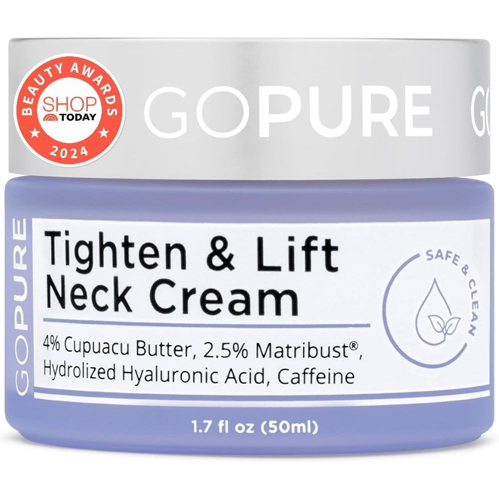 GoPure Tighten and Lift Neck and Chest Cream front view