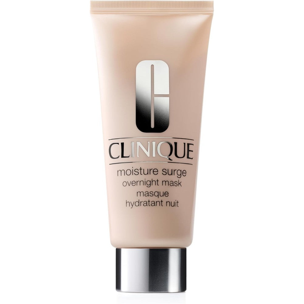 Clinique Moisture Surge Overnight Mask front view bottle on plain background