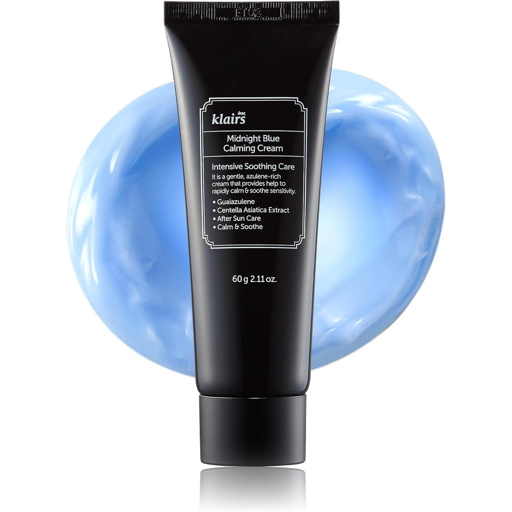 Dear Klairs Midnight Blue Calming Cream 60ml tube front view
