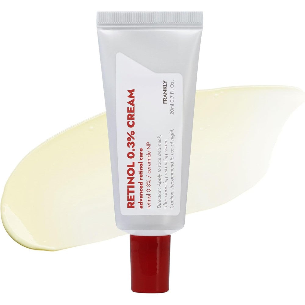Frankly Retinol 0.3 Percent Cream front view tube for anti-aging skincare