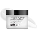 PCA Skin Collagen Hydrator front view of frosted white jar with black cap
