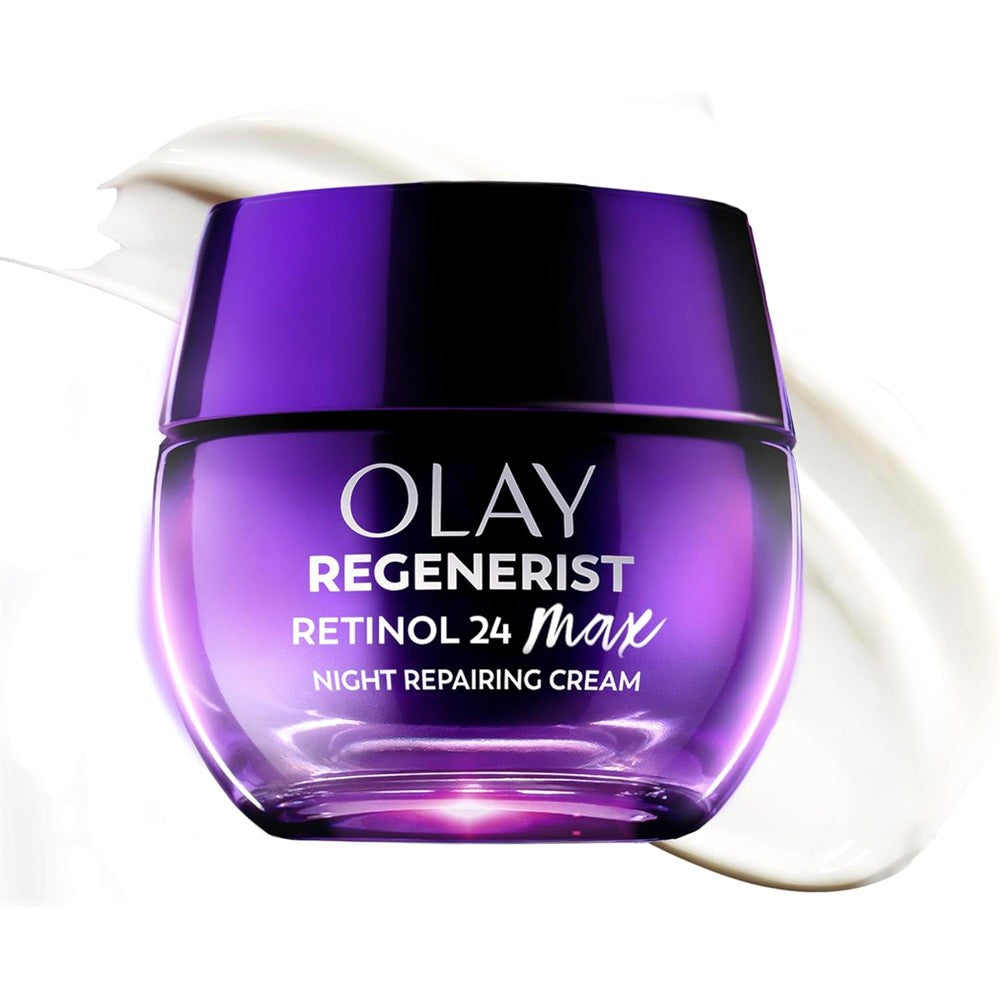 Olay Regenerist Retinol 24 Max Night Cream front view jar