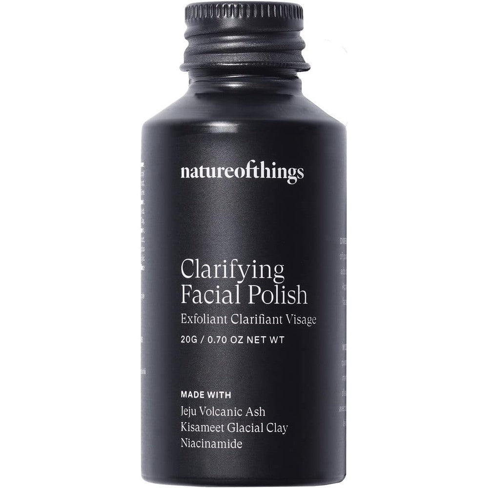 Luna Natureofthings Clarifying Facial Polish front view of 20 gram bottle