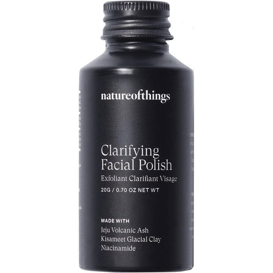 Luna Natureofthings Clarifying Facial Polish front view of 20 gram bottle