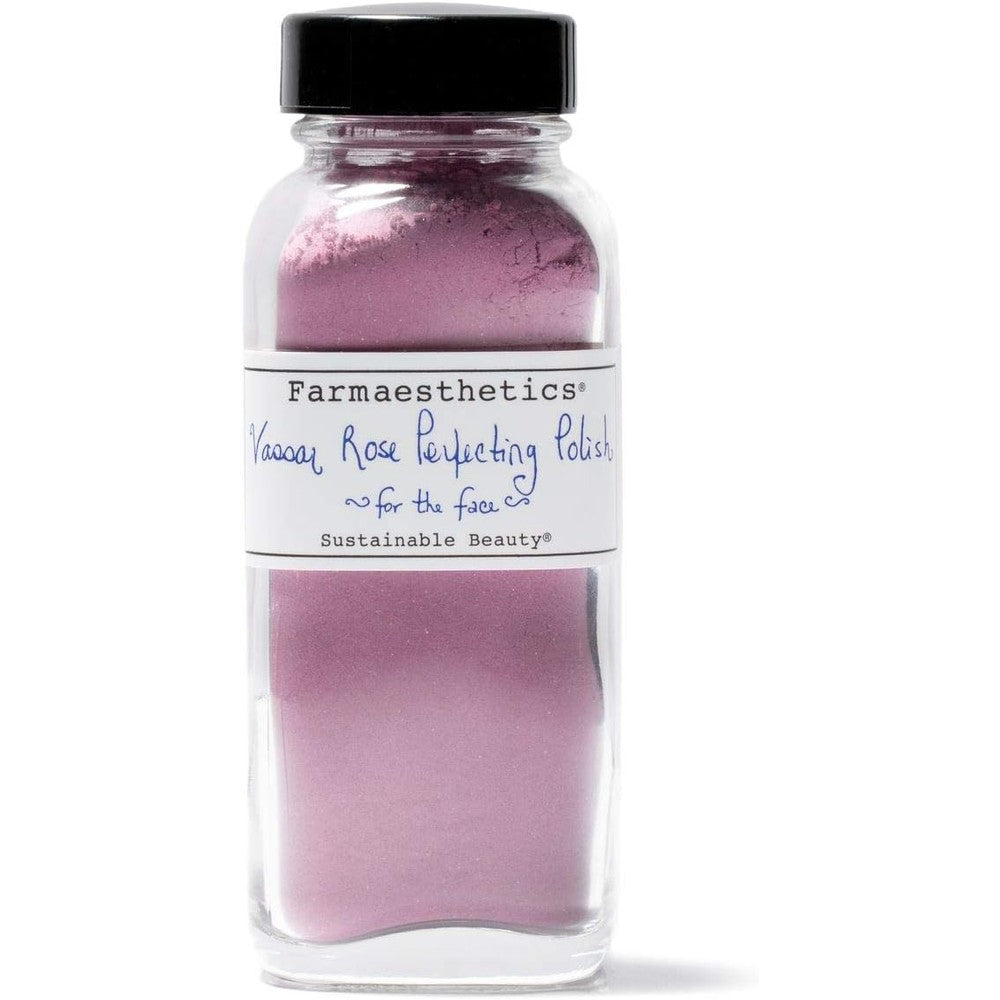 Farmaesthetics Vassar Rose Perfecting Polish front view bottle on white background
