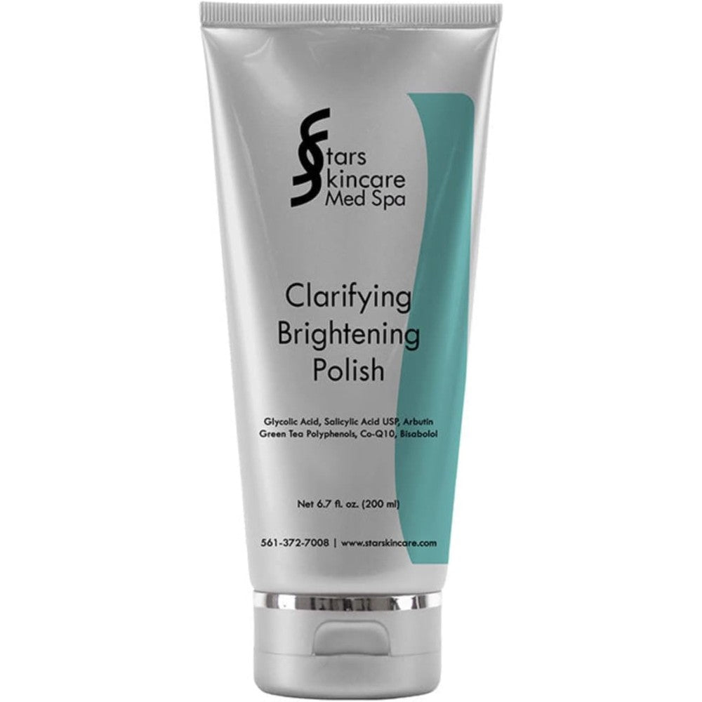 Stars Skincare Clarifying Brightening Polish 6.7 fluid ounce tube front view