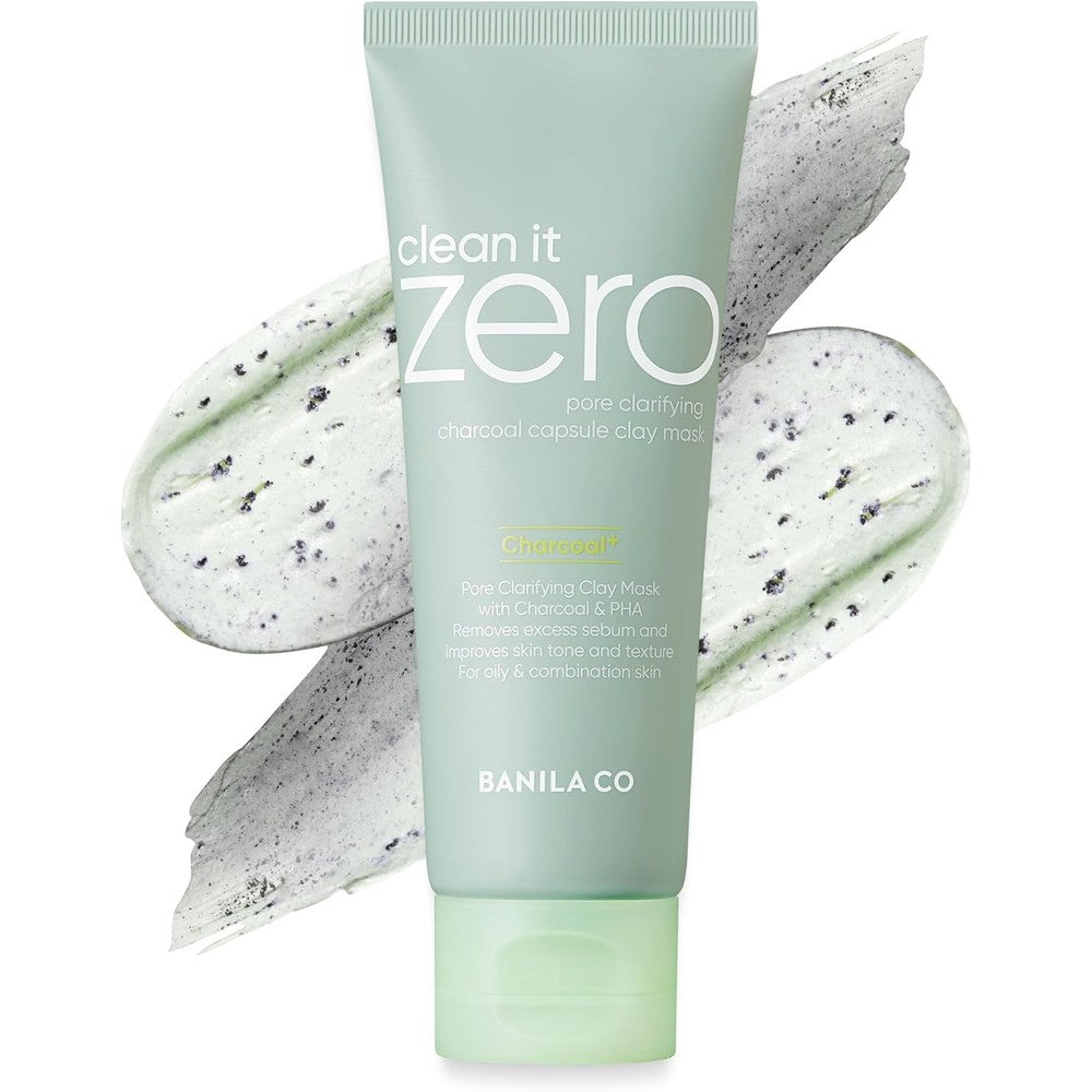 Banila Co Clean It Zero Charcoal Capsule Pore Polish Mask front view packaging