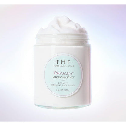 FarmHouse Fresh Timescape Micromazing facial polish front view 6 ounce jar