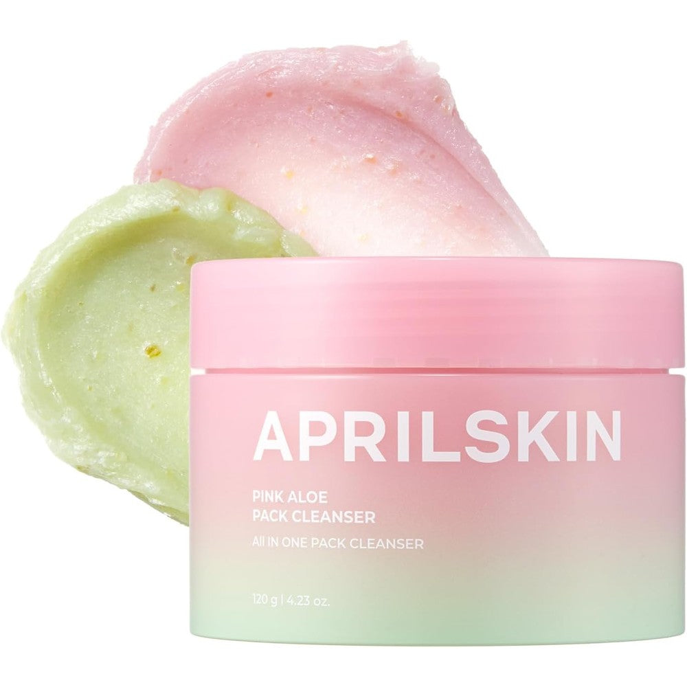 Aprilskin Pink Aloe Facial Polish Cleanser bottle front view