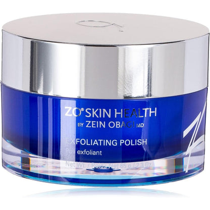 ZO Skin Health Exfoliating Polish front view luxury facial scrub container