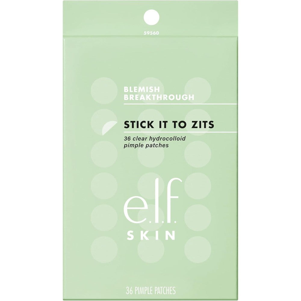 e.l.f. SKIN Blemish Breakthrough Stick It To Zits Pimple Patches in 36 count for spot treatment