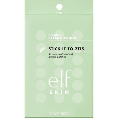 e.l.f. SKIN Blemish Breakthrough Stick It To Zits Pimple Patches in 36 count for spot treatment